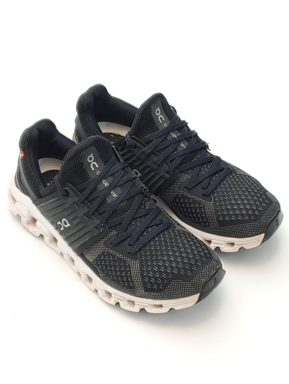 On Running Cloudswift Running Athletic Shoes Black/Rock Womens Size 7.5